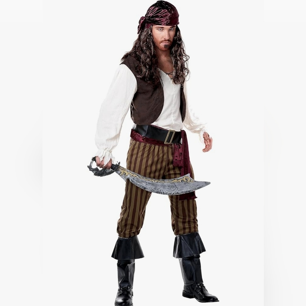 California Costumes Men's Rogue Pirate Costume Large